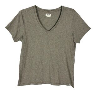 Pact Softspun V-Neck Tee Medium Grey